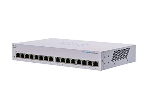Image of Cisco Business CBS110-16T-D Unmanaged Switch | 16 Port GE | Limited Lifetime Protection (CBS110-16T-D)