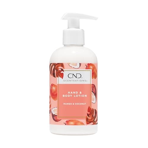 Image of CND hand and body lotion scentsations, mango and coconut