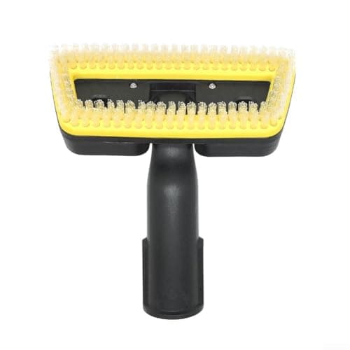 Image of Detachable Steam Handheld Brush for Karcher SC1-5 CTK1020, High-Temp Nylon Bristle Floor Cleaning Head with Replaceable Tips for Tile Marble Bathroom Furniture(Transparent)
