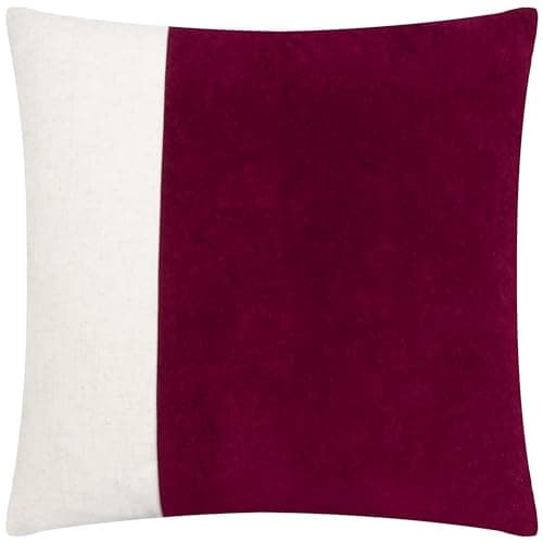 Image of furn. Coba Washed Velvet Polyester Filled Cushion, 50 x 50cm