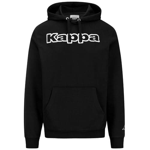 Image of Kappa Sweatshirt Cap 940 Black White 304MY20 Black
