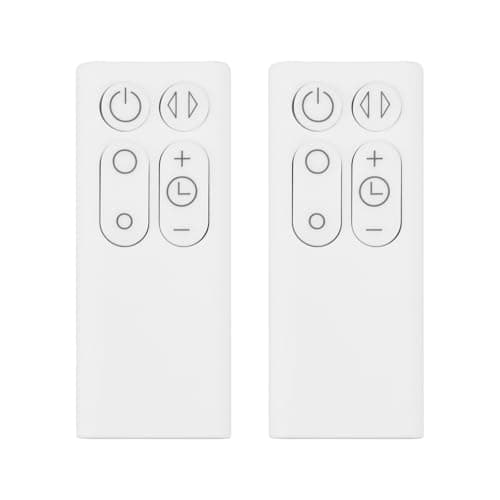 Image of Create idea 2pcs Remote Control Replacement Handset Compatible with DYSON AM06 AM07 AM08 Tower Fan (White) 965824-01, 965824-02, 300892-01, 300892-02, 300910-01, 300927-01 (Battery Not Included)