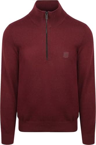 Image of BOSS Kanobix_s Men's Knitted Sweater, Dunkelrot, M