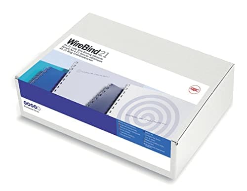 Image of GBC MultiBind Binding Wires, 12 mm, 100 Sheet Capacity, A4, Black, Pack of 100, IB165320