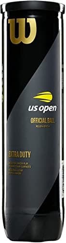 Image of Wilson Unisex Extra Duty Wilson Tennis Balls Us Open Xd 4 pack Can for Hard Surfaces Yellow Wrt116200, Yellow, Balls UK
