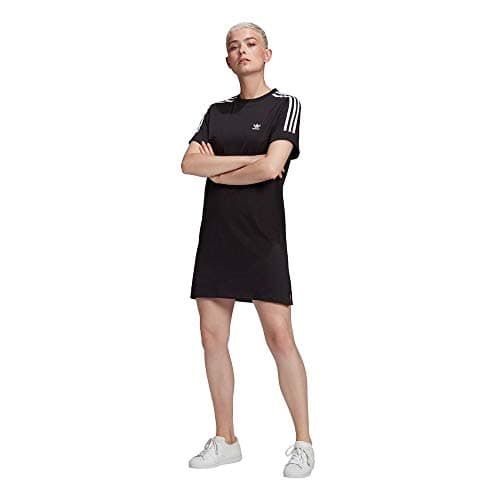 Image of adidas Women's Tee Dress T-Shirt - Black - 8