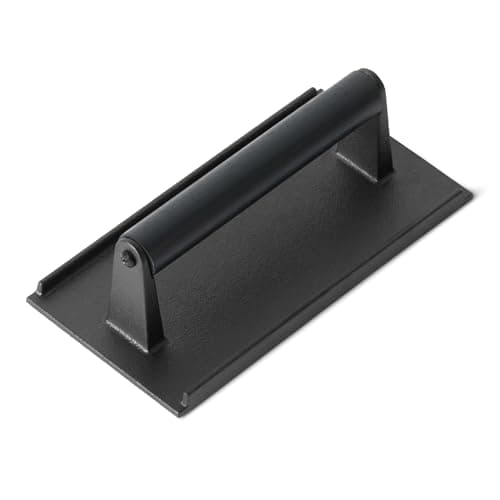 Image of Amazon Basics Burger Press, Rectangle, Black, 1-Pack, 20.6 x 10.7 x 6.8 cm