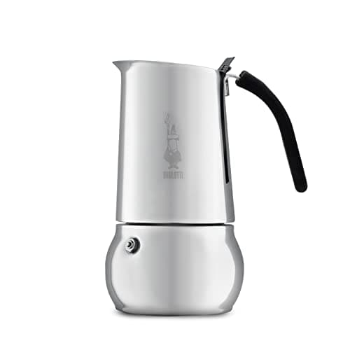 Image of Bialetti Kitty Free-Standing Manual Drip Coffee Maker 10 Cups Black, Stainless Steel ,30 x 20 x 15 cm