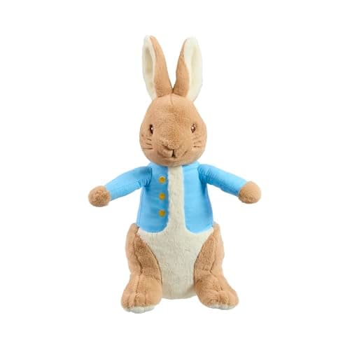 Image of Rainbow Designs Official Peter Rabbit Large 24cm - Newborn Baby Gifts - Big Plushies - Stuffed Animal - Beatrix Potter - Cuddly Soft Toy