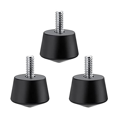 Image of K&F Concept Universal Anti-Slip Rubber Tripod Foot Spikes Compatible with 1/4 inch Thread Tripod Monopod Legs Feet Replacement Parts (3 PCS)