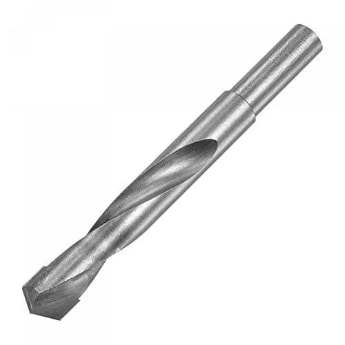 Image of sourcing map 16.5mm Reduced Shank Cemented Carbide Twist Drill Bits for Hardened Steel Stainless Steel, 1/2 Inch Straight Shank