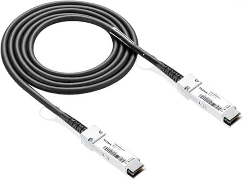 Image of 10Gtek 40G QSFP+ DAC Cable 1-Meter(3.3ft), 40GBASE-CR4 Passive Direct Attach Copper Twinax Cable for Cisco QSFP-H40G-CU1M, Meraki MA-CBL-40G-1M, Supermicro, Mikrotik, Open Switch Devices