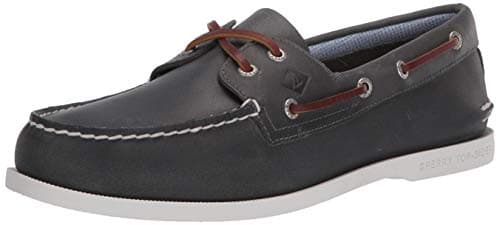 Image of Sperry Men's A/O 2-EYE PLUSHWAVE Boat Shoe, Navy, 10 UK