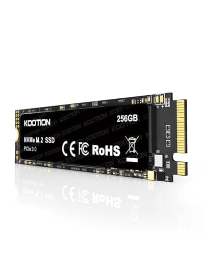 Image of KOOTION Internal SSD 256GB NVMe M.2 PCIe 3.0 2280 SSD Hard Drive Gen3x4 Solid State Drive with up to 3000 MB/s, Compatible with Notebook, Laptops and Desktop PCs