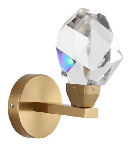 Image of Elegant G9 Crystal Wall Lamp - European Style Decorative Lighting Fixture for Bedroom, Restaurant, Aisle & Corridor, Unique Creative Design for Personalized Bedside Illumination