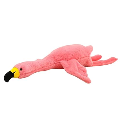 Image of RUHSNJK Large Flamingo Toy Plush, 70cm Soft Stuffed Animal Body Pillow, Funny Flamingo Gifts for Women, Cute Cushion for Bedroom Decor, Unique Birthday Gifts for Women & Girls