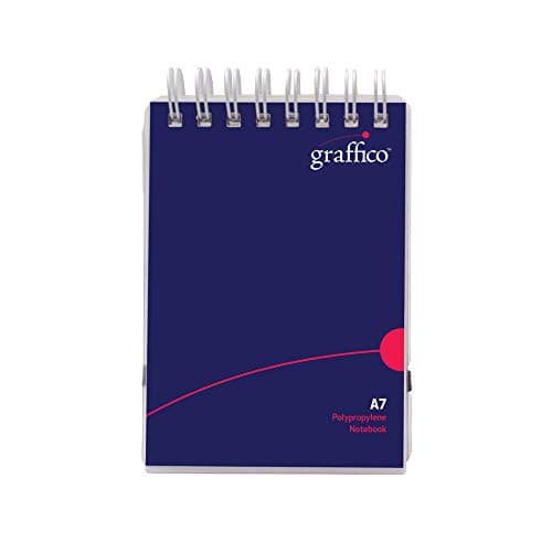 Image of GRAFFICO A7 Twin Wire Polypropylene Notebook of 140 Pages (Pack of 1)