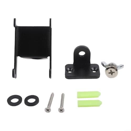 Image of ZWEquipint Metal Wall Bracket For Bose For Virtually Invisible 300 Speaker, Hidden Mount For Wireless Surround Sound, Sturdy Black Bracket With Hardware