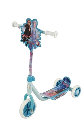 Image of Frozen 2 Kids Tri-Scooter Age 3+ | Adjustable 3 Wheel Officially Licensed Toy for Girls and Boys | Multicoloured