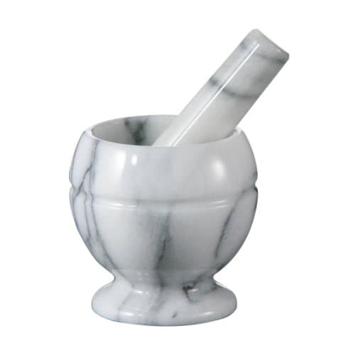 Image of Premier Housewares Mortar and Pestle, 10 cm - Marble