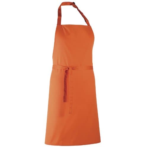 Image of Premier Colours Bib Apron/Workwear (One Size) (Orange)