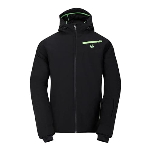 Image of Dare 2b Mens Eagle Ii Ski Jacket, Black Green Flash, XXL EU