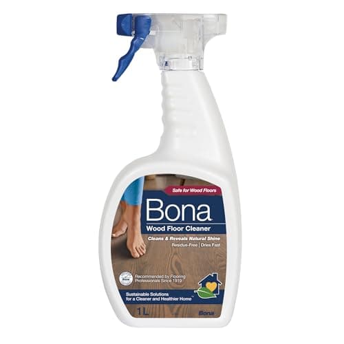 Image of Bona Wood Floor Cleaner Liquid, Wooden Floor Cleaner, for Varnished or Hard Waxed Wood Floors, 1 Litre Spray Bottle