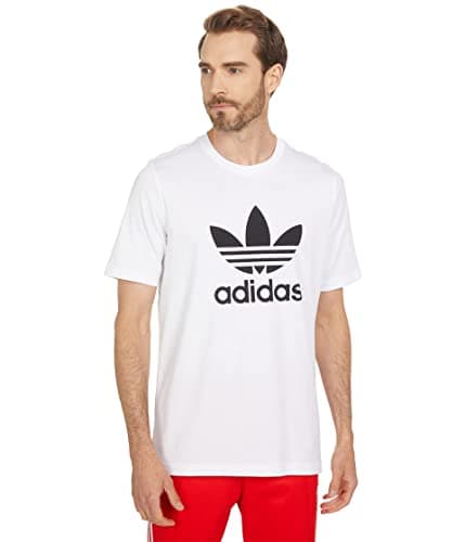 Image of adidas Originals Boys' Baby Trefoil tee Shirt - White - One Size