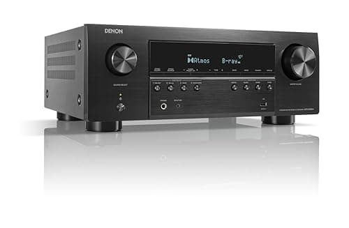 Image of Denon AVR-S980H 7.2 Channel AV Receiver – 90W, Dolby Atmos & DTS:X, 8K/60 & 4K/120 HDMI, HEOS Multiroom, Wi-Fi, Bluetooth, AirPlay 2, Gaming Ready (VRR/ALLM), Home Cinema Amplifier