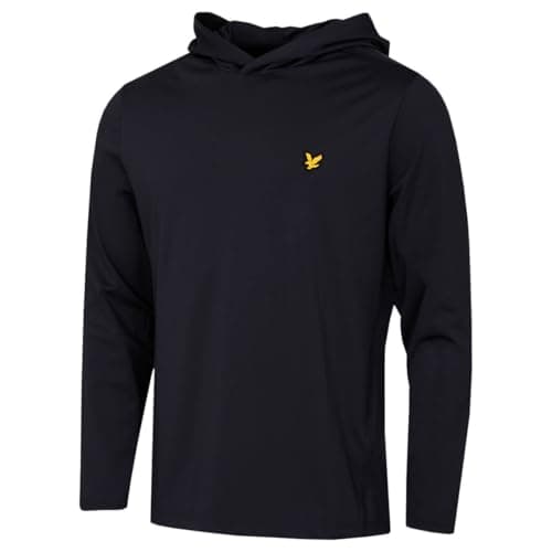 Image of Lyle & Scott Mens Core Midlayer Golf Hoody - Dark Navy - L