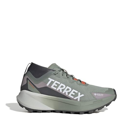Image of adidas Terrex Agravic GTX Trail Running Shoes Womens Road Silver Green 4 UK
