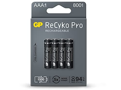Image of GP ReCyko+ Pro AAA card of 4