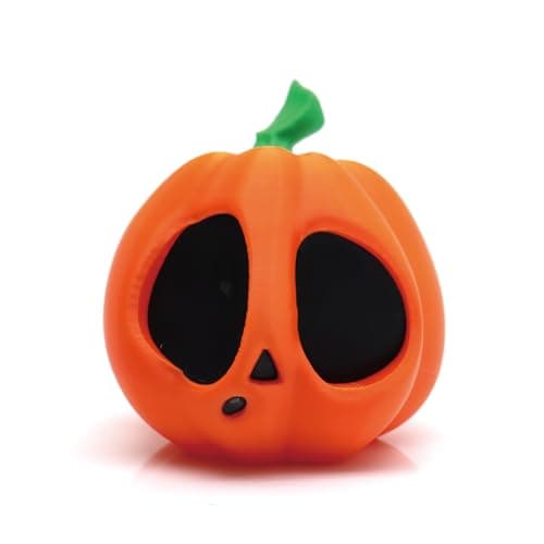 Image of gonymask 3D Printed Pumpkin Pumpkin -Halloween Desk Decor for Indoor and Outdoor Party, Spooky Home and Garden Decoration Halloween Party Props (C)