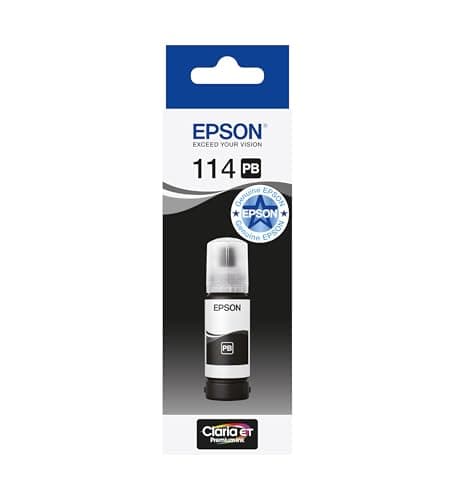 Image of EPSON - 114 EcoTank Photo Black Ink Bottle, 70ml