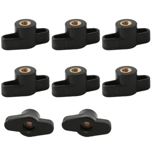 Image of 8 PCS Clamping Handle Quick Release Screws Nuts Knobs (M6)