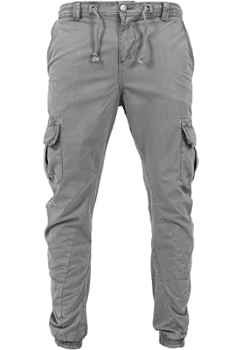 Image of Urban Classics Men's Cargo Jogging Pants Trousers, Grey (Darkgrey 94), 5XL