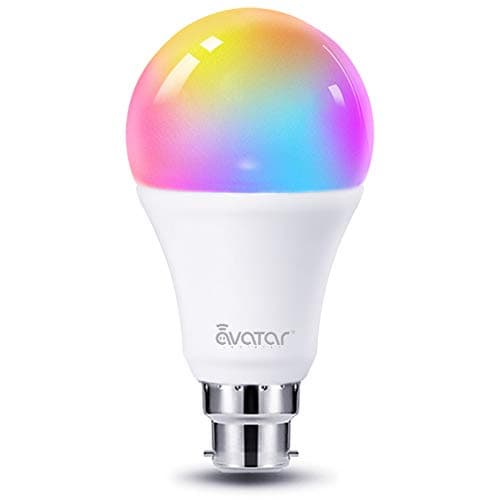 Image of Avatar Controls LED Smart Bulb, B22 7W WiFi Lamp 16 Million 8 Scene Modes with Timer Compatible with Amazon Alexa Google Assistant IFTTT