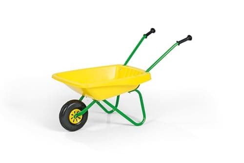 Image of rolly toys | Strong Wheelbarrow with Metal Frame | 270873,Yellow,77 cm × 37 cm × 47 cm