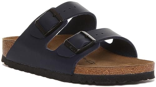 Image of Birkenstock ARIZONA Birko-Flor, Men's Sandals, Blue, 7.5 UK (41 EU)