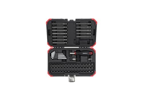 Image of GEDORE Red Bit Set 1/4 Inch 67-Piece Set (PH, PZ, TX, TH, in, SL), Quick Change Adaptor with Long Bits