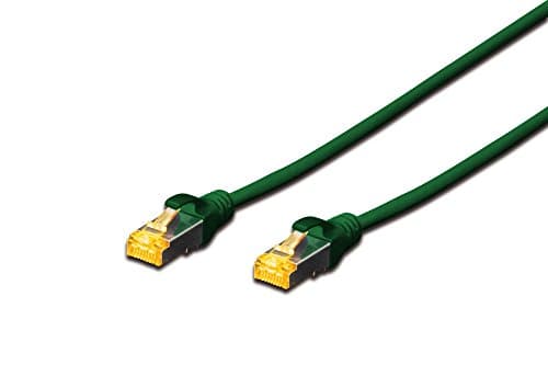 Image of DIGITUS LAN Cable Cat 6A - 10m - RJ45 Network Cable - S/FTP Shielded - 10 Gbps - Compatible with Cat6 and Cat7 - Yellow