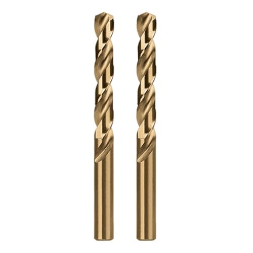 Image of Misuyue 8.5mm/0.335" M35 Cobalt Drill Bits, 2pcs Metal HSS Twist Drilling Bit, Carbide Drill Bits suitable for Stainless Copper Plastic Hard Materials, Wood Drill Bit