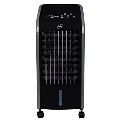 Image of Neo 4L 80W Oscillating Air Ice Water Evaporative Mini Portable AC Con Conditioning Cool Cooler Fan Remote (Black)
