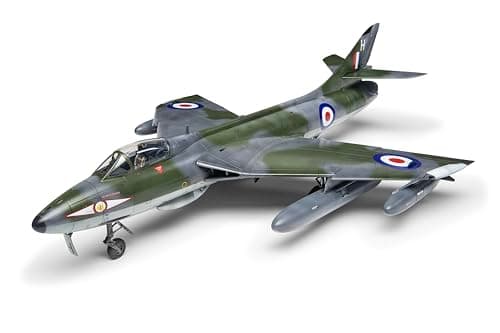 Image of Airfix - Model Set - A09192 Hawker Hunter FGA.9/FR.10/GA.11 Model Building Kit - Plastic Plane Kits for Adults & Children 8+, Set Includes Sprues & Decals - 1:48 Scale
