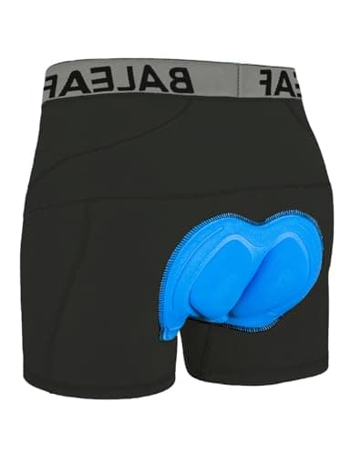 Image of baleaf Cycling Shorts Mens Padded Undershorts Bike Short Mountain MTB Liner Riding Breathable Bicycle Underwear Army Green M