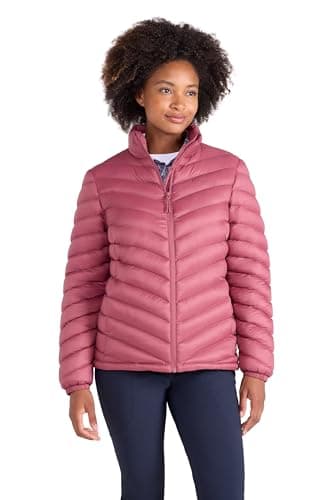 Image of Mountain Warehouse Vista Womens Padded Jacket Dark Pink Women's Size 16