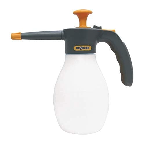 Image of HOZELOCK - Pressure Sprayer Standard 1L : Ideal for Indoor/Outdoor Tasks, 11cm Extension for Precise Spraying, Ergonomic Handle with Continuous Spray Function [4124 0000]