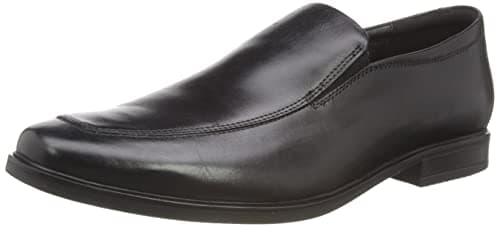 Image of Clarks Howard Edge Mens Black Leather, 10