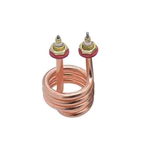 Image of 2500W Electric Copper Brass Heating Element Spiral Heat Tube Immersion Water Heater Element for Distillation