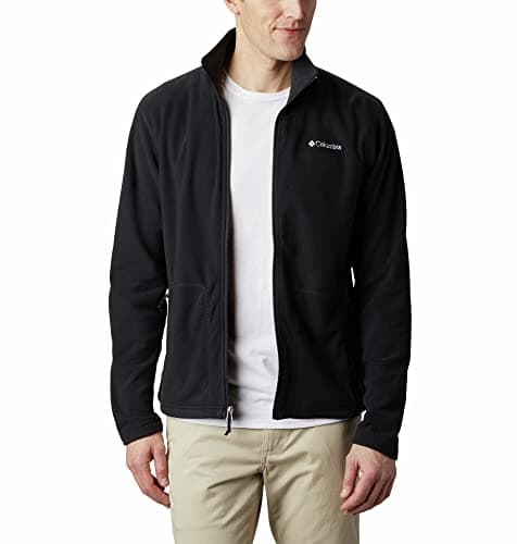 Image of Columbia Men's Fast Trek Light Full Zip Fleece Full Zip Fleece Jacket, Black, Size XL
